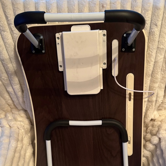 Portable Wooden Laptop Desk with White Accents new in box - Picture 4 of 6